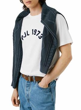 Maglietta Pepe Jeans Maverick bianca per uomo