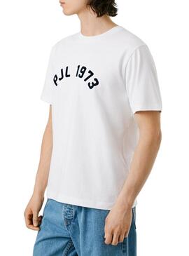 Maglietta Pepe Jeans Maverick bianca per uomo