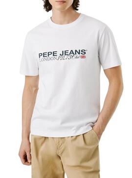 Maglietta Pepe Jeans Matthew bianca per uomo