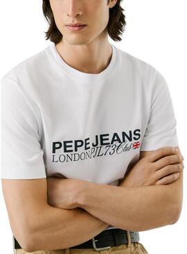 Maglietta Pepe Jeans Matthew bianca per uomo