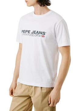 Maglietta Pepe Jeans Matthew bianca per uomo