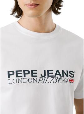 Maglietta Pepe Jeans Matthew bianca per uomo