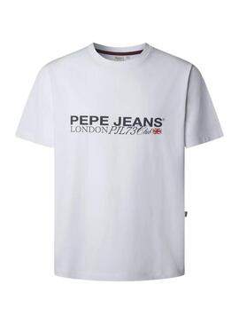Maglietta Pepe Jeans Matthew bianca per uomo