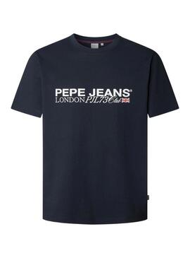 Maglietta Pepe Jeans Matthew blu marino per uomo