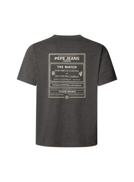 Maglietta Pepe Jeans Todd grigia per uomo