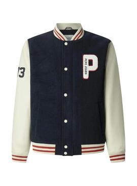 Giacca bomber Pepe Jeans Jee Varsity per uomo