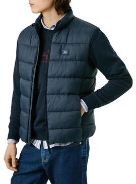 Gilet imbottito blu marino Pepe Jeans per uomo.