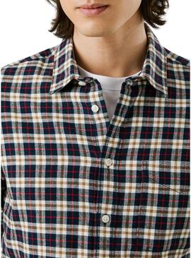 Camicia Pepe Jeans Clermont a quadri per uomo