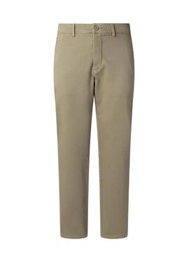 Pantaloni Pepe Jeans Gymdigo Chino beige per uomo.
