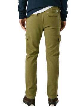 Pantaloni Pepe Jeans Gymdigo Cargo verdi per uomo