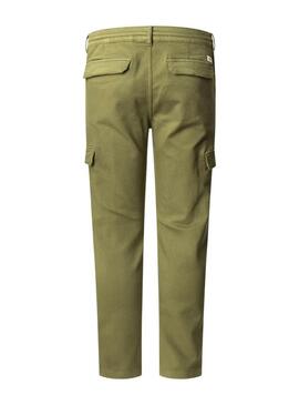 Pantaloni Pepe Jeans Gymdigo Cargo verdi per uomo