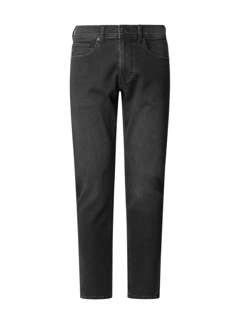 Pantaloni in jeans Pepe Jeans Track slim neri per uomo