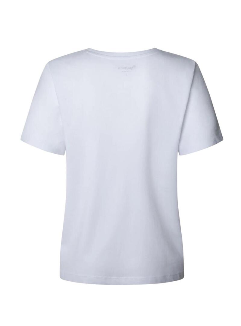 Maglietta Pepe Jeans Balbina bianca per donna