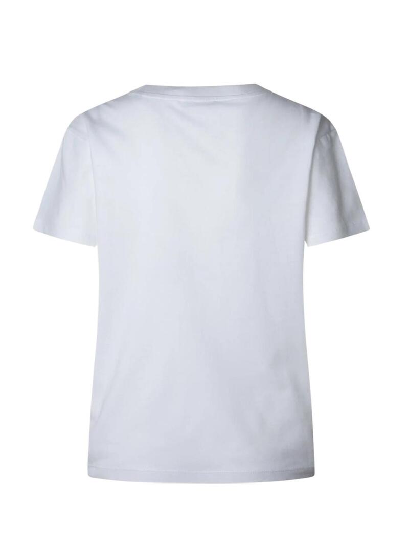 Maglietta Pepe Jeans Bernie con borchie bianche per donna