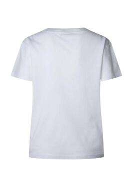 Maglietta Pepe Jeans Bernie con borchie bianche per donna