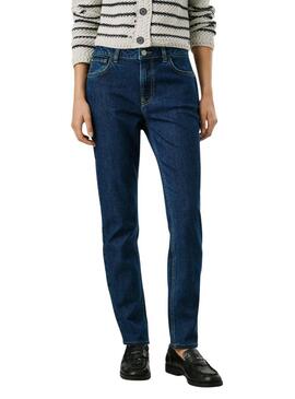 Pantaloni in denim Pepe Jeans Violet Tapered blu per donna