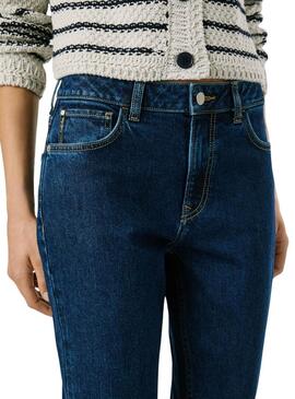 Pantaloni in denim Pepe Jeans Violet Tapered blu per donna