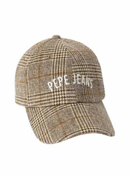 Cappello Pepe Jeans Fernand a quadretti per donna
