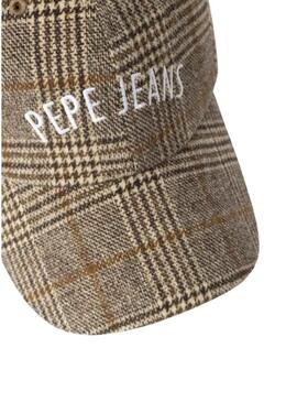 Cappello Pepe Jeans Fernand a quadretti per donna