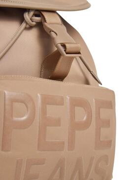 Zaino Pepe Jeans Gaetana beige per donna