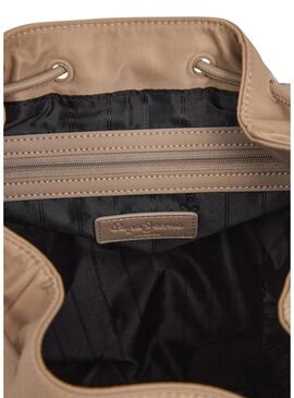 Zaino Pepe Jeans Gaetana beige per donna