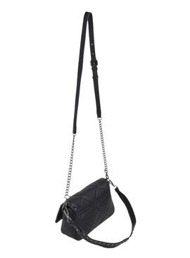 Borsa Pepe Jeans Gemma trapuntata nera con borchie per donna