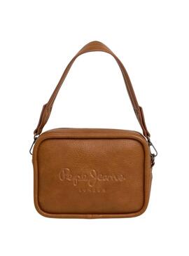 Borsa Pepe Jeans Bassy color cammello per donna