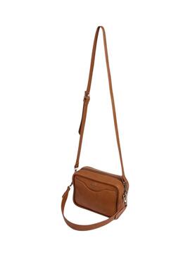 Borsa Pepe Jeans Bassy color cammello per donna