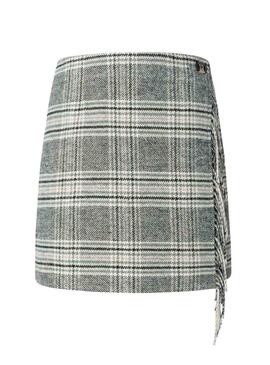 Gonna Pepe Jeans Talani a quadri stampata per donna