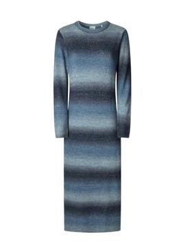 Abito lungo a righe Pepe Jeans Colombe per donna.