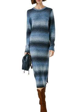 Abito lungo a righe Pepe Jeans Colombe per donna.