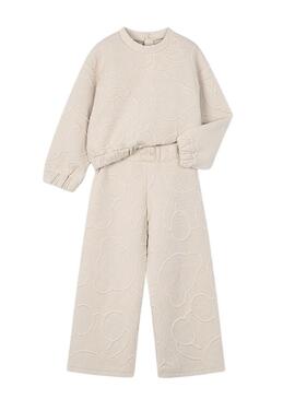 Tuta Mayoral imbottita beige per bambina