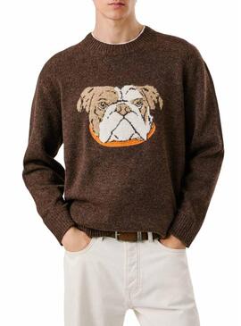Maglione Pepe Jeans Phelan marrone per uomo