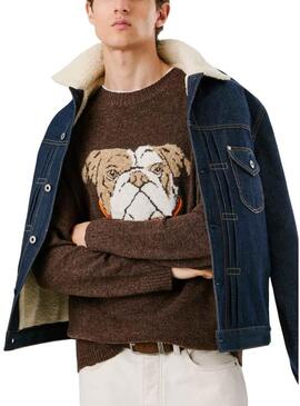Maglione Pepe Jeans Phelan marrone per uomo