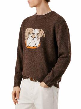 Maglione Pepe Jeans Phelan marrone per uomo