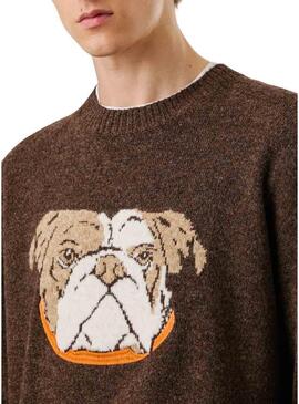 Maglione Pepe Jeans Phelan marrone per uomo