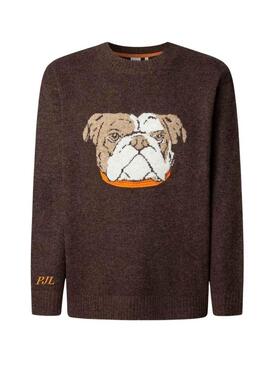 Maglione Pepe Jeans Phelan marrone per uomo
