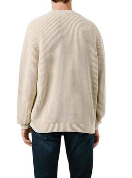 Maglione Pepe Jeans Parker beige per uomo