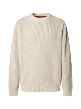 Maglione Pepe Jeans Parker beige per uomo