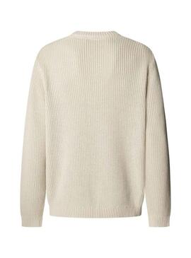 Maglione Pepe Jeans Parker beige per uomo