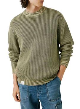 Maglione Pepe Jeans Parker verde per uomo