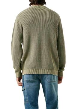 Maglione Pepe Jeans Parker verde per uomo