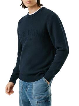 Maglia Pepe Jeans Phineas blu marino per uomo