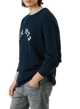 Maglia Pepe Jeans Powel blu navy per uomo