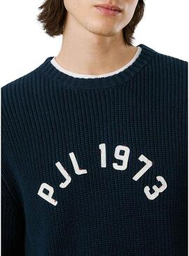 Maglia Pepe Jeans Powel blu navy per uomo