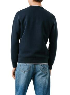 Felpa Pepe Jeans Matthew girocollo blu navy per uomo