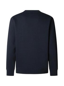 Felpa Pepe Jeans Matthew girocollo blu navy per uomo