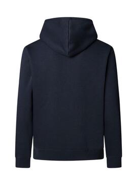 Felpa Pepe Jeans Macbeth con cappuccio e logo marino per uomo