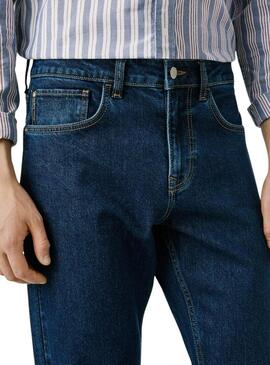 Pantaloni in jeans Pepe Jeans modello Cash dritti blu per uomo.