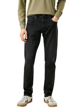 Pantaloni in jeans Pepe Jeans Track slim neri per uomo